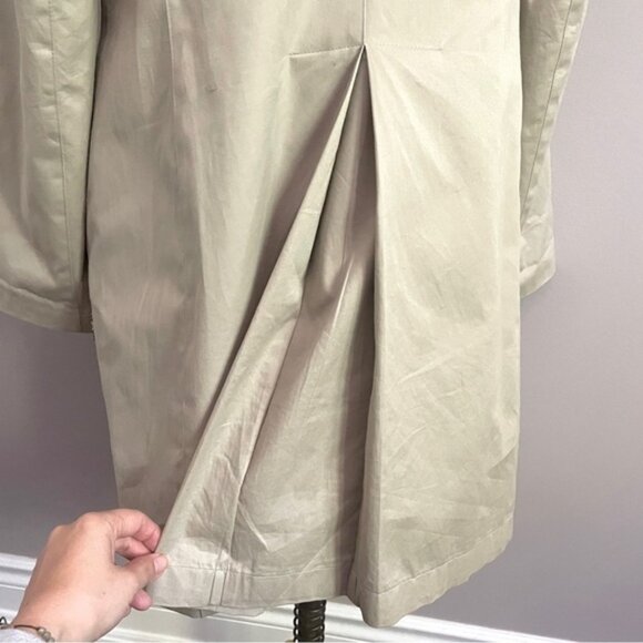🛑 Burberry Straight Mid-Length Light Trench Coat - 6/Small - Picture 10 of 14